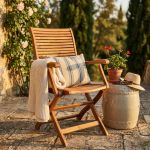 MULIER - poltrona da giardino pieghevole in legno massiccio di acacia