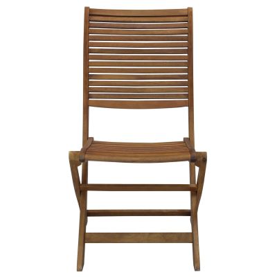MULIER - sedia da giardino pieghevole in legno massiccio di acacia