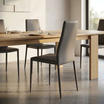 ALEXIA - sedia moderna in ecopelle