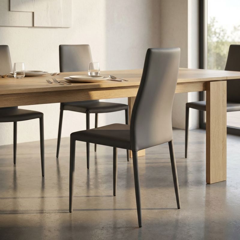 ALEXIA - sedia moderna in ecopelle