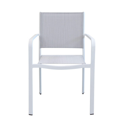 SPLENDOR - set tavolo in alluminio cm 200/300 x 110 x 75 h con 10 poltrone Splendor