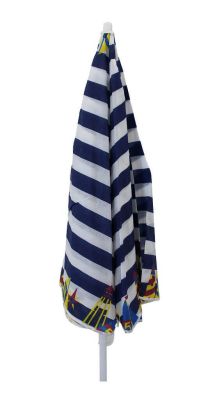 ombrellone da spiaggia in acciaio e tnt tondo 1 m