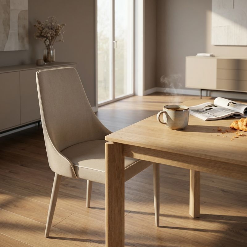 ANNABEL - sedia in tessuto