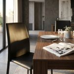 BEVERLEY - sedia moderna ecopelle struttura in acciaio