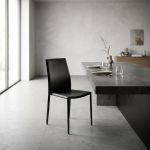 BEVERLEY - sedia moderna ecopelle struttura in acciaio