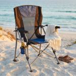 poltrona da spiaggia e campeggio pieghevole