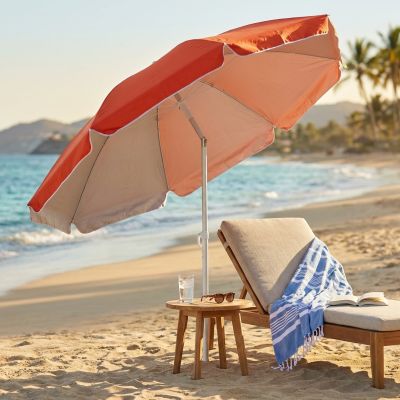 ombrellone da spiaggia in alluminio tondo