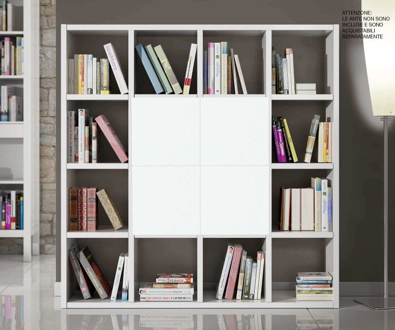 BEVERLY - libreria in nobilitato frassinato 175 cm