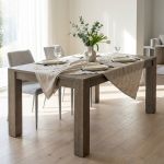 GAREY - tavolo da pranzo allungabile rovere patinato