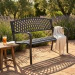 AMADO - panchina da giardino 2 posti in ferro