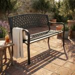 AMADO - panchina da giardino 2 posti in ferro