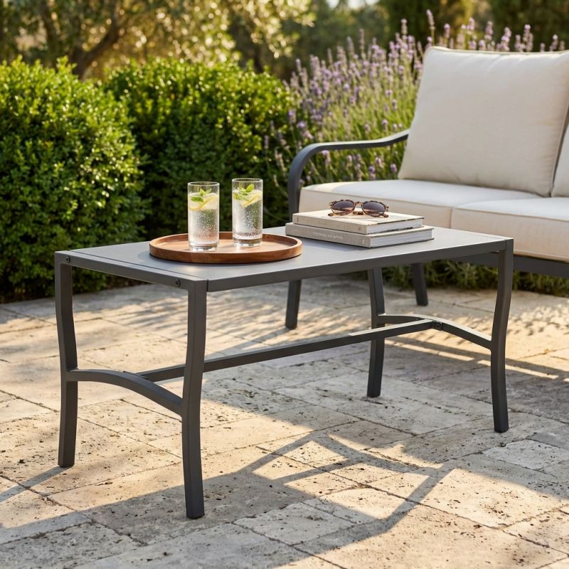 AMADO - tavolino da giardino in ferro