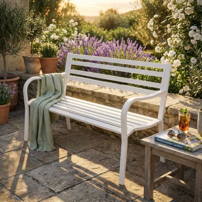 AELANA - panchina da giardino 2 posti in ferro