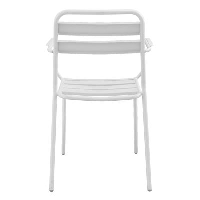 ROMANUS - poltrona da giardino impilabile in ferro