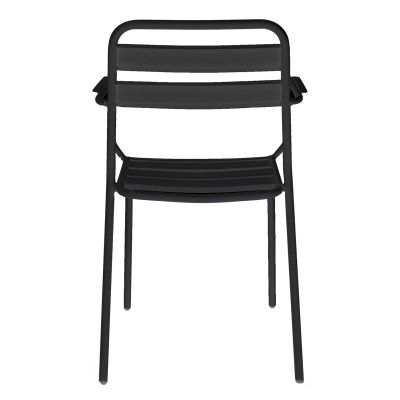 ROMANUS - poltrona da giardino impilabile in ferro