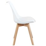 MARGOT - sedia nordica imbottita set da 4