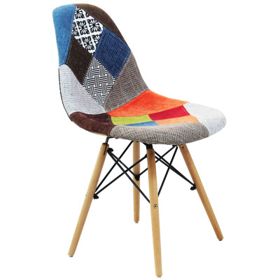 JULIETTE - sedia stile nordico con gambe in legno set da 2