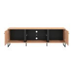 DODO - porta tv moderno colore rovere con 2 ante