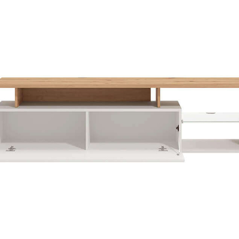 MISTIE - porta tv anta decorata moderno minimal in legno