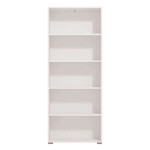 MADDIE - libreria cinque ripiani moderno minimal in legno