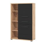 JADDIE - credenza due ante un cassetto moderno in legno