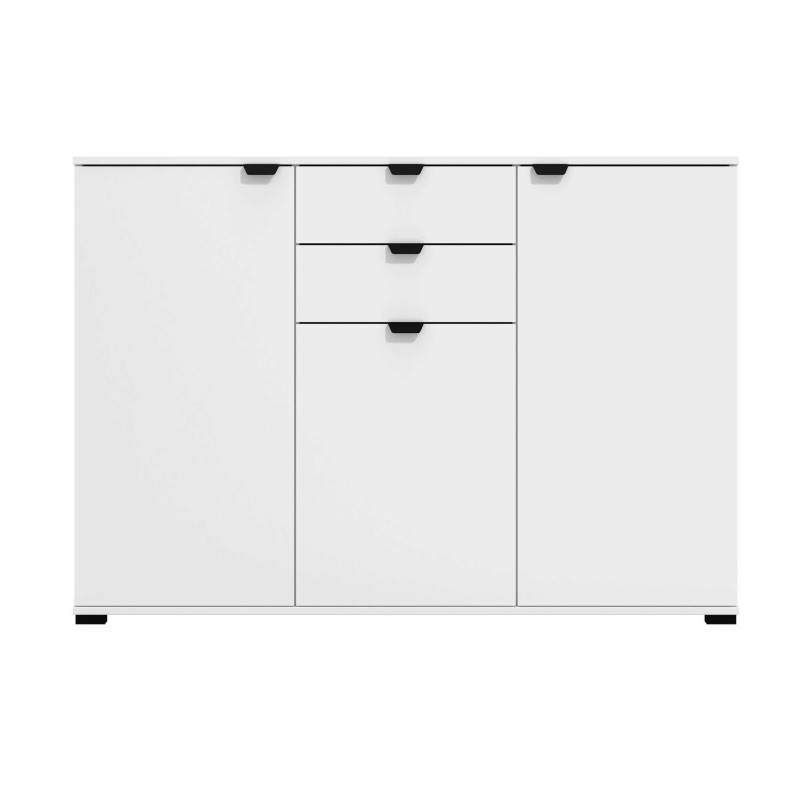 ONE - credenza moderna con 3 ante e 2 cassetti