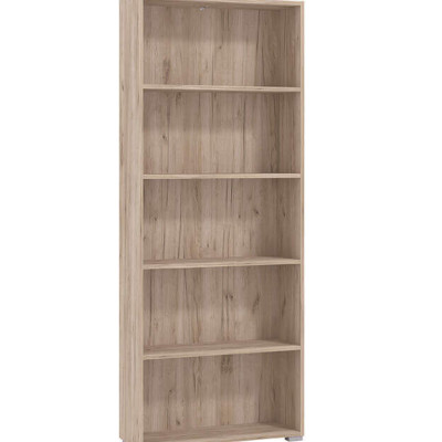 MADDIE - libreria cinque ripiani moderno minimal in legno