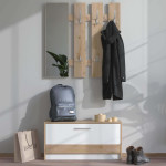 ADDIE - mobile ingresso appendiabiti moderno minimal in legno