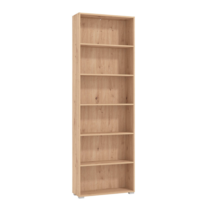 MADDIE - libreria sei ripiani moderno minimal in legno