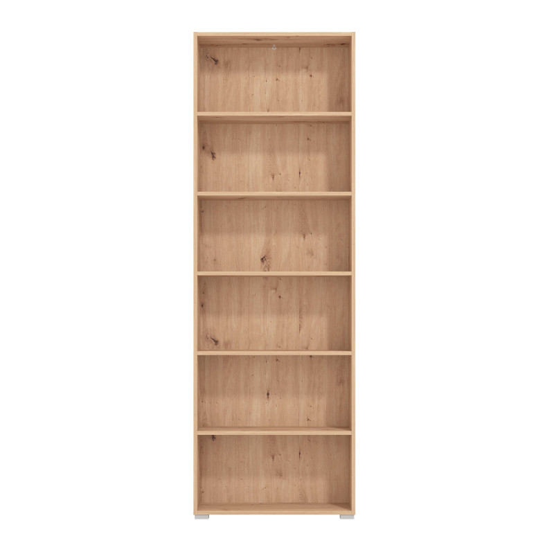 MADDIE - libreria sei ripiani moderno minimal in legno