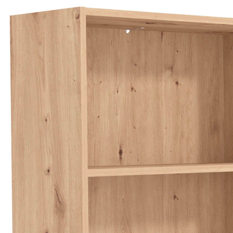 MADDIE - libreria sei ripiani moderno minimal in legno