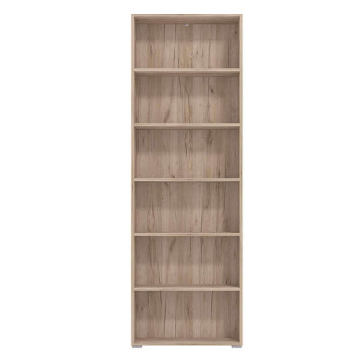 MADDIE - libreria sei ripiani moderno minimal in legno