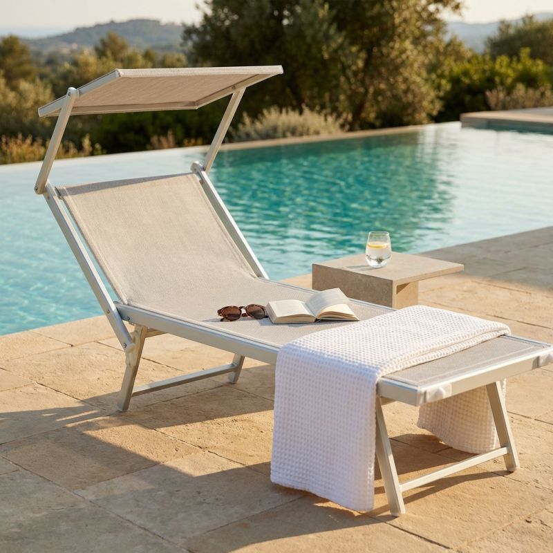 PUNKY - lettino prendisole da giardino