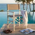 COSENZA - poltrona da spiaggia e campeggio regista in alluminio