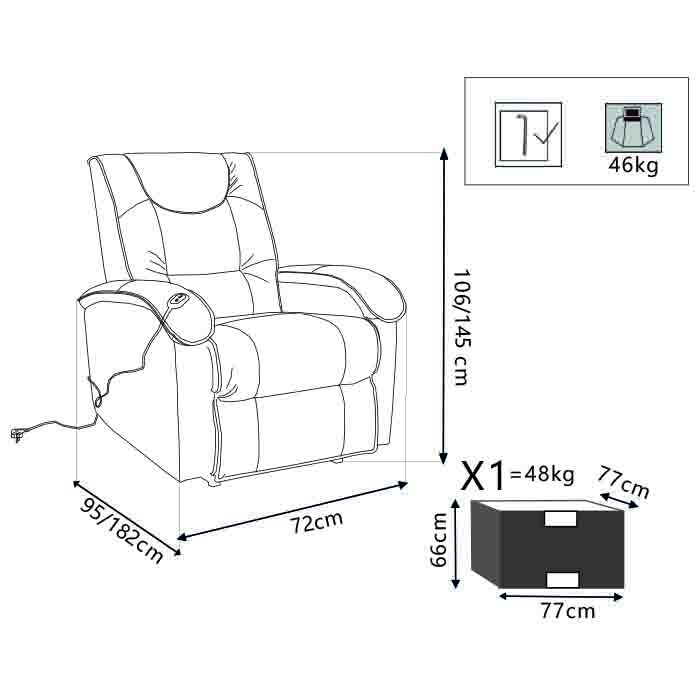 RELAX - poltrona elettrica alzapersona