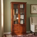 KAITLYNN - mobile con vetrina in legno massello