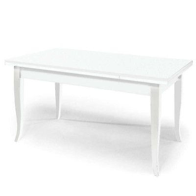 DONNY - tavolo consolle allungabile in legno massello cm 80 X 120/160/200