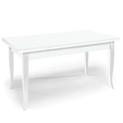 DONNY - tavolo consolle allungabile in legno massello cm 80 X 120/160/200