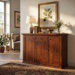 CARRIE - credenza in legno cm 120 x 40 x 88 h