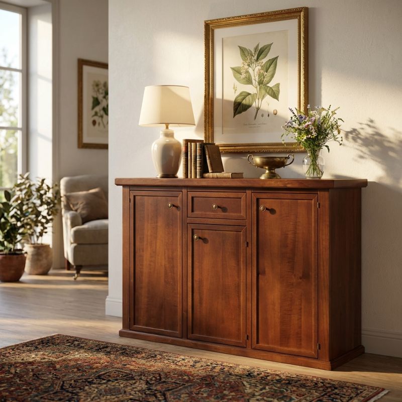 CARRIE - credenza in legno cm 120 x 40 x 88 h