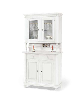 CHELSEY - credenza con vetrina in legno massello