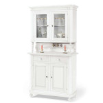 CHELSEY - credenza con vetrina in legno massello