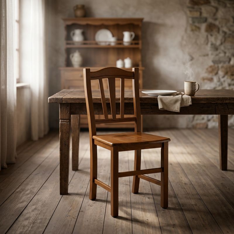 JANET - sedia in legno massello