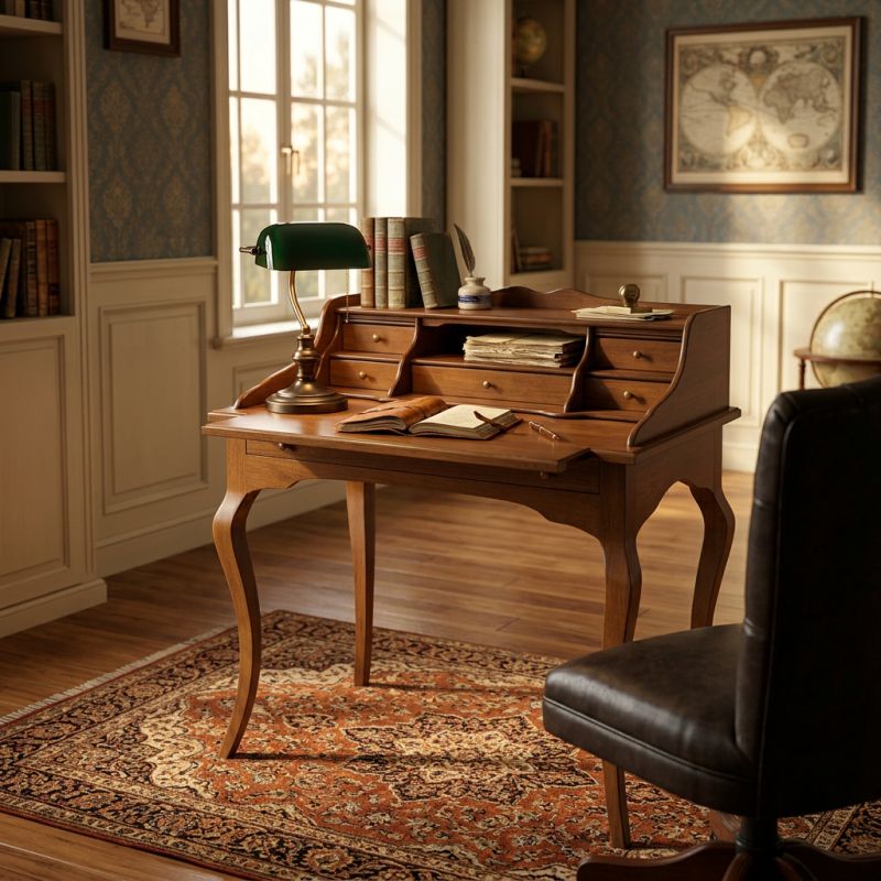 DAREN - scrittoio in legno massello