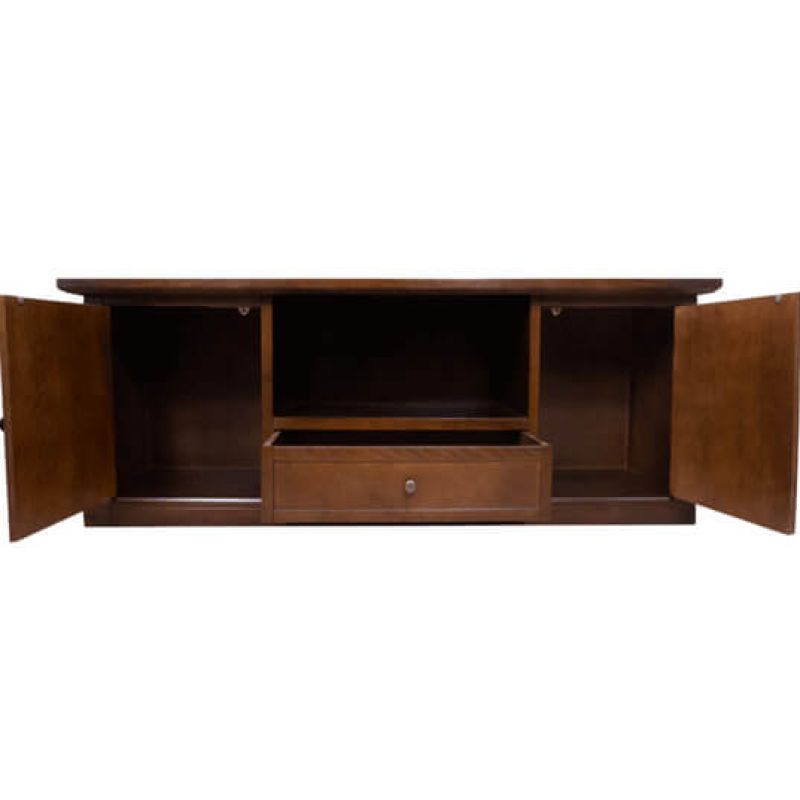 CLAYTON - mobile porta tv in legno massello cm 45 x 160 x 56 h