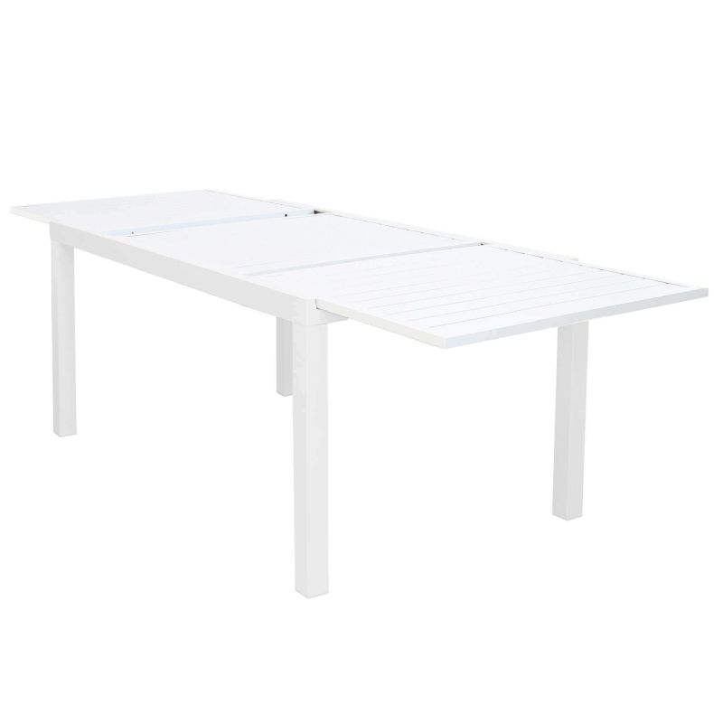 DEXTER - tavolo da giardino allungabile in alluminio da 160 x 90 cm