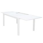 DEXTER - tavolo da giardino allungabile in alluminio da 160 x 90 cm