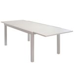 DEXTER - tavolo da giardino allungabile in alluminio da 160 x 90 cm