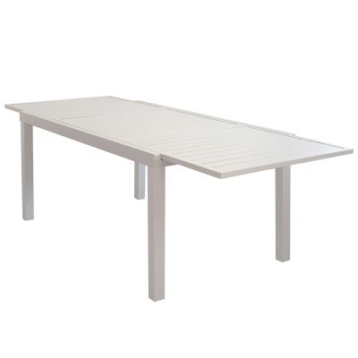 DEXTER - tavolo da giardino allungabile in alluminio da 160 x 90 cm