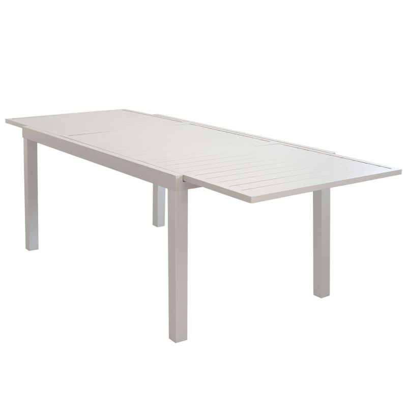 DEXTER - tavolo da giardino allungabile in alluminio da 160 x 90 cm